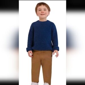 DKNY Blue Sweater and Tan Pants Outfit for Toddler Boys 2T